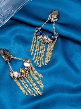 Alexis Bittar Heavy Tassel Clip-On Earrings
